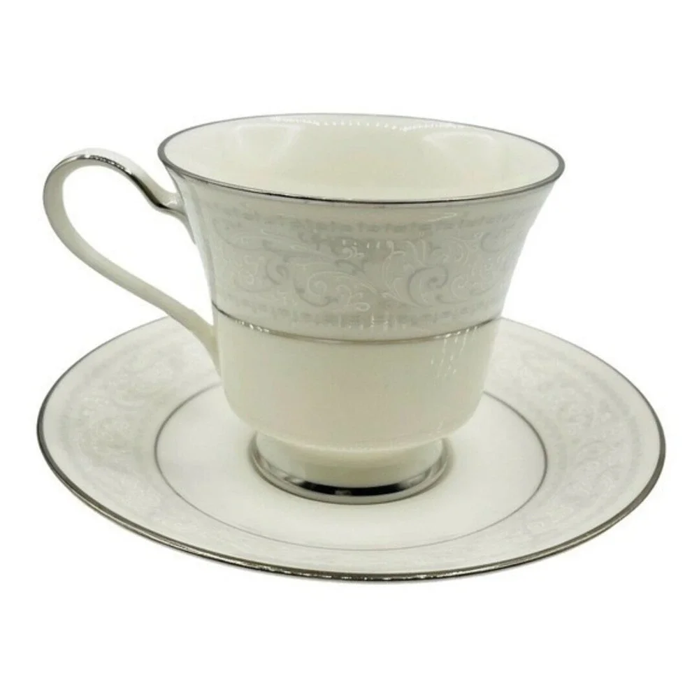 Tea Cup + Saucer Noritake Trudy | 2 pc Set | Home Dining